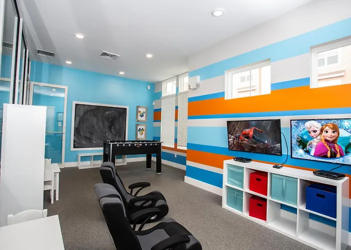 Themed Disney House 5 Min To Disney Parks, Heated Pool, Jacuzzi, Gym And More